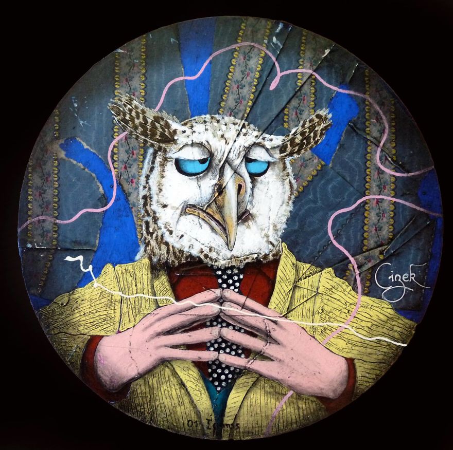 French Artist Creates Story Telling Collages