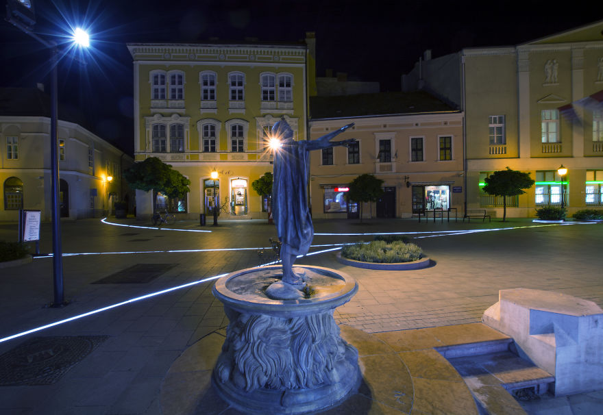 I Photographed My Hungarian Hometown At Night