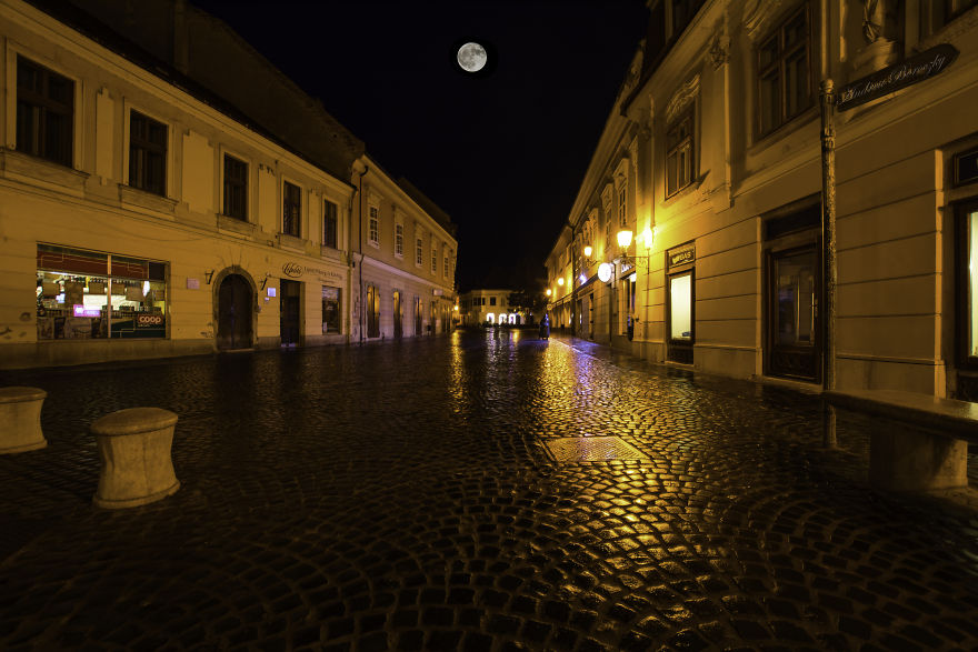 I Photographed My Hungarian Hometown At Night