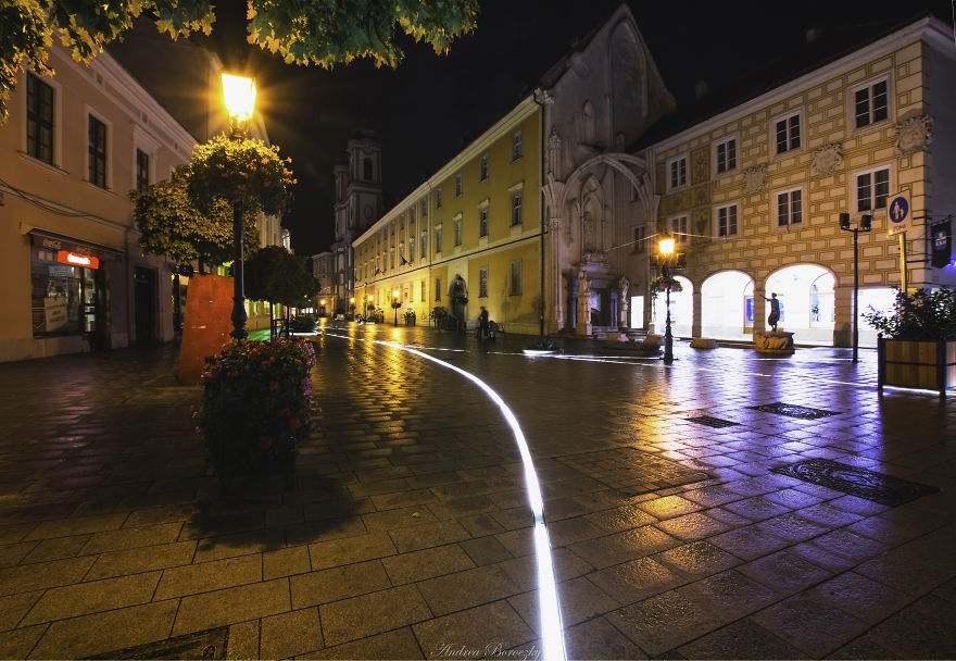 I Photographed My Hungarian Hometown At Night