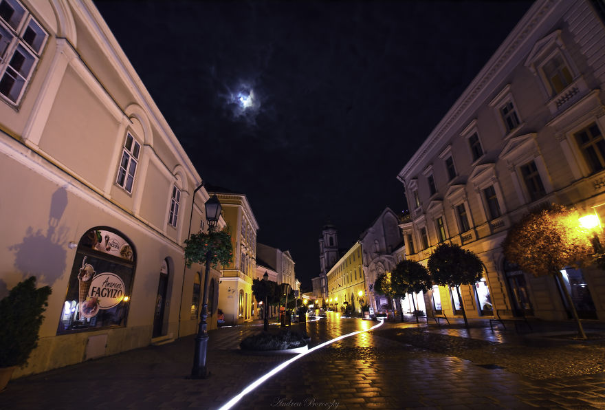 I Photographed My Hungarian Hometown At Night