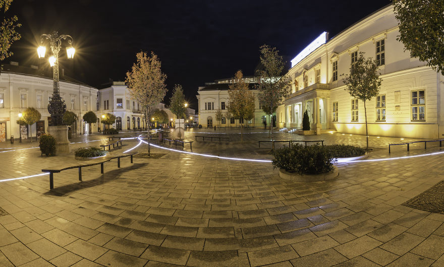 I Photographed My Hungarian Hometown At Night