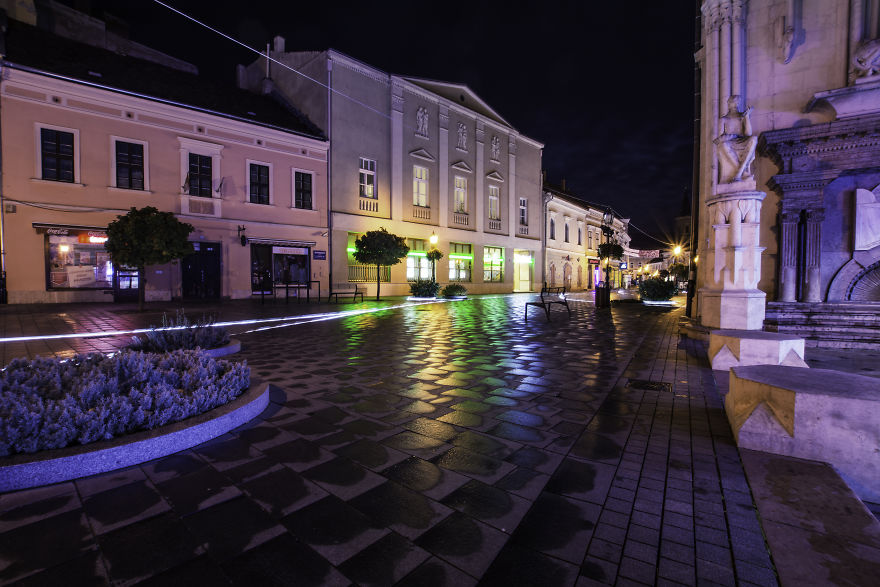 I Photographed My Hungarian Hometown At Night