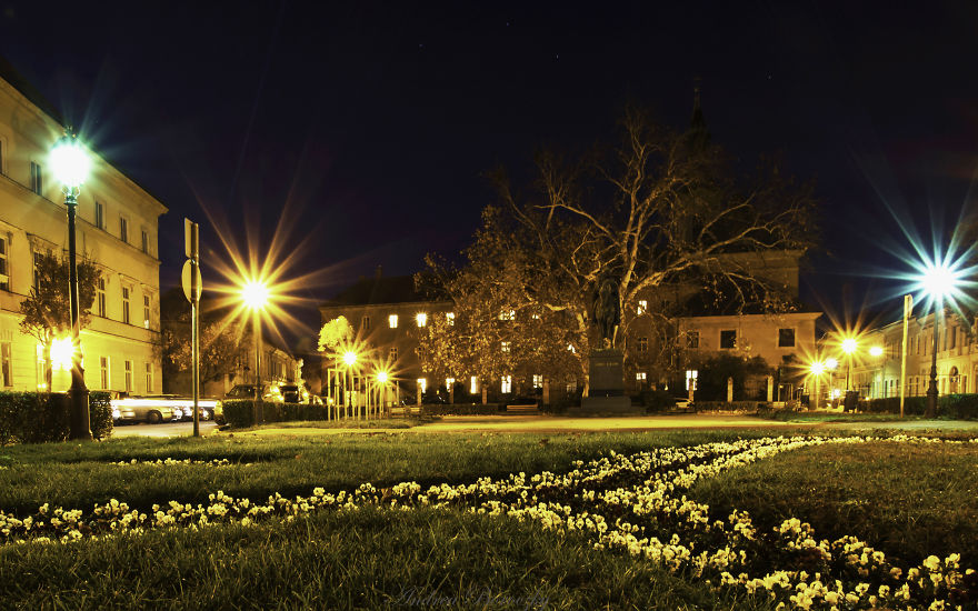 I Photographed My Hungarian Hometown At Night