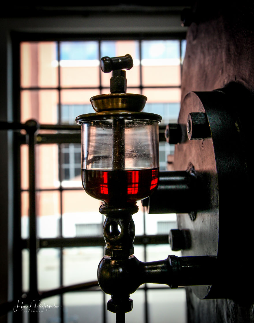 old-Fashioned Factory Diesel Power Plant In Odense, Denmark