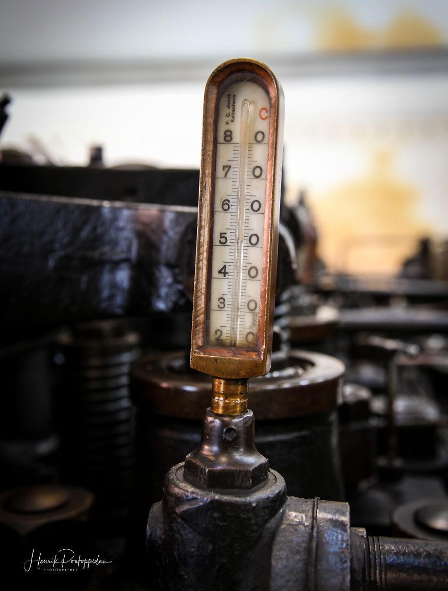 old-Fashioned Factory Diesel Power Plant In Odense, Denmark