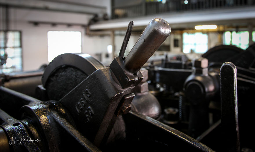 old-Fashioned Factory Diesel Power Plant In Odense, Denmark