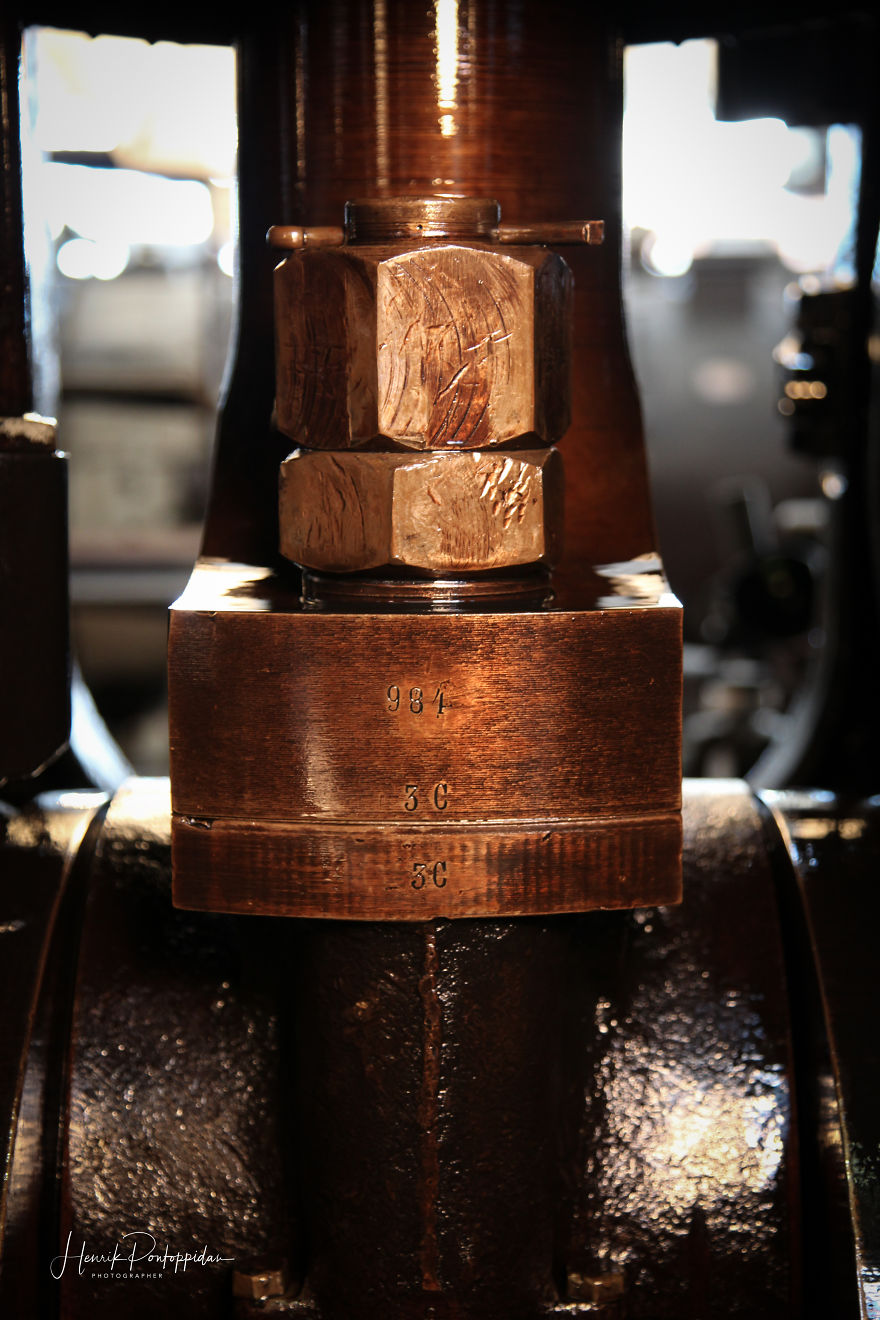 old-Fashioned Factory Diesel Power Plant In Odense, Denmark