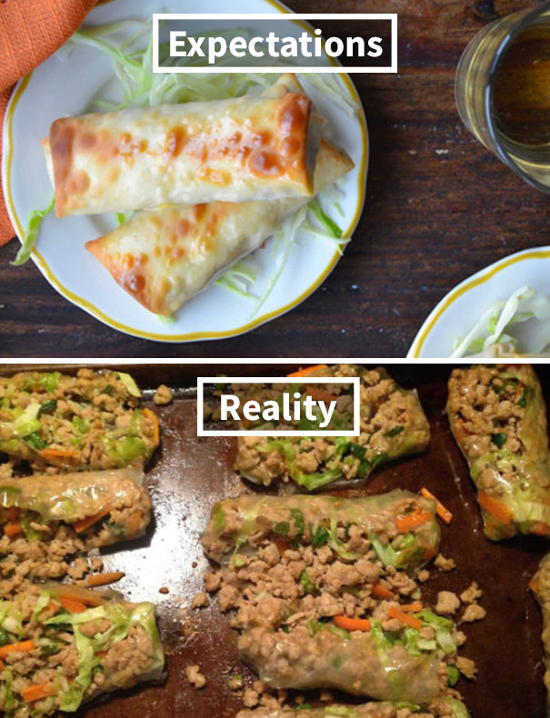 Fail: Crispy Baked Spring Rolls