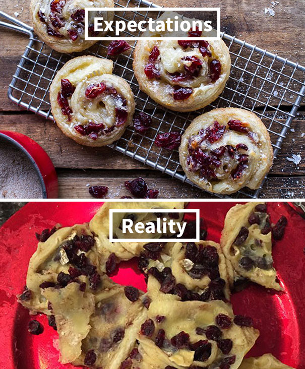 Brie And Cranberry Pinwheels. I Followed All The Directions