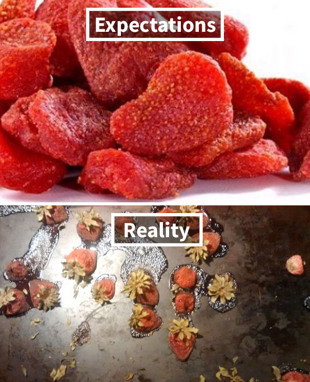 Strawberry Shame. Just Bought Strawberries, Tossed Them In The Oven, Remembered Them 4 Hours Later