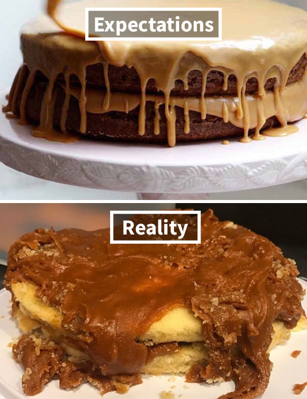 Made My Wife A Caramel Cake For Her Birthday