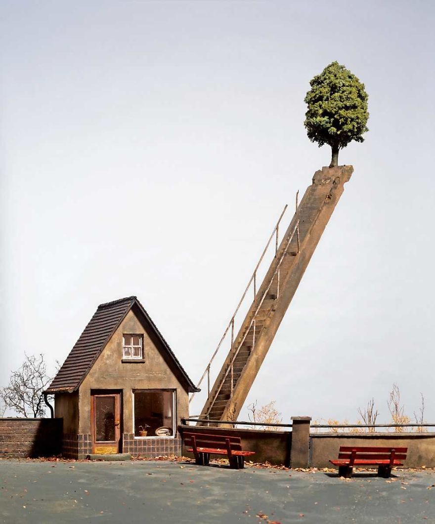 German Photographer Satirizes Modern Society With Its Perfect Miniatures