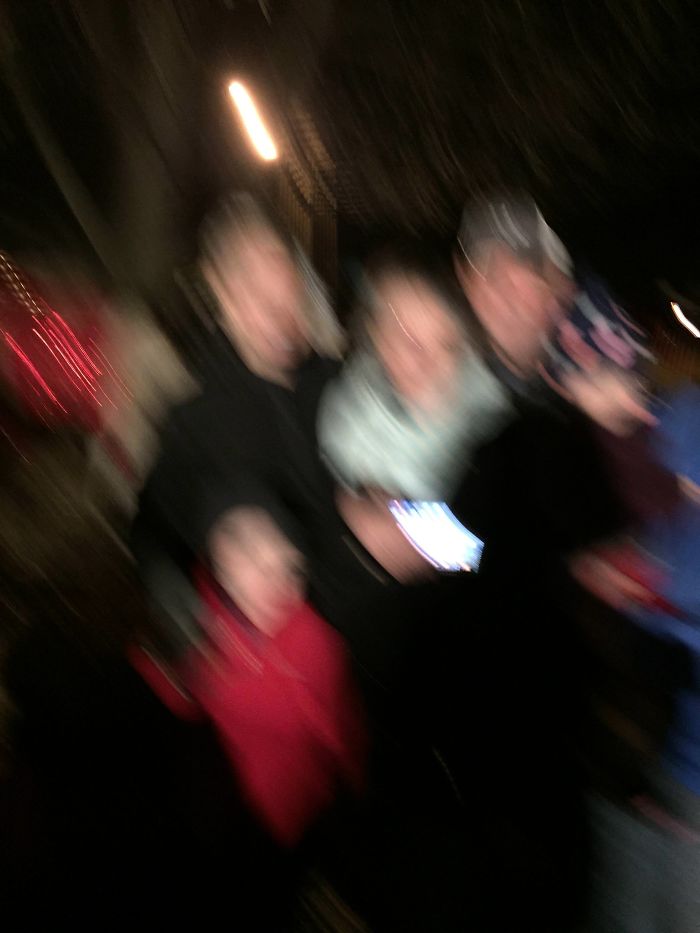 I Asked A Stranger To Take Our Family Picture Tonight At Dinner. This Is The Result. Wow, Thanks Lady!