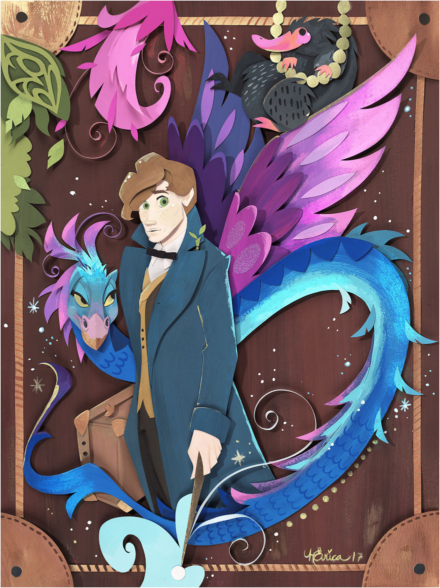 I Create A World Of My Own Using Paper, Scissors And A Little Too Much Color!