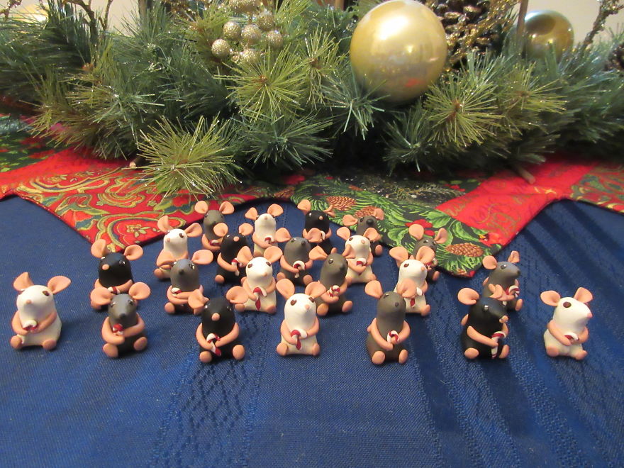 I Made An Army Of Adorable Clay Mice