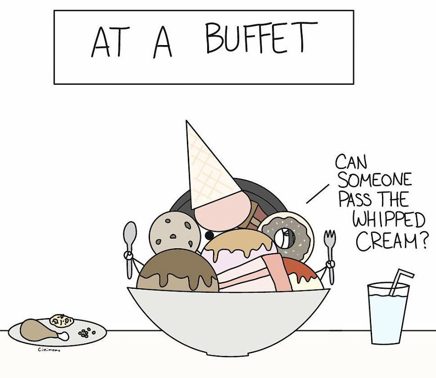 I Really Love Food And Drew Some Comics To Prove It