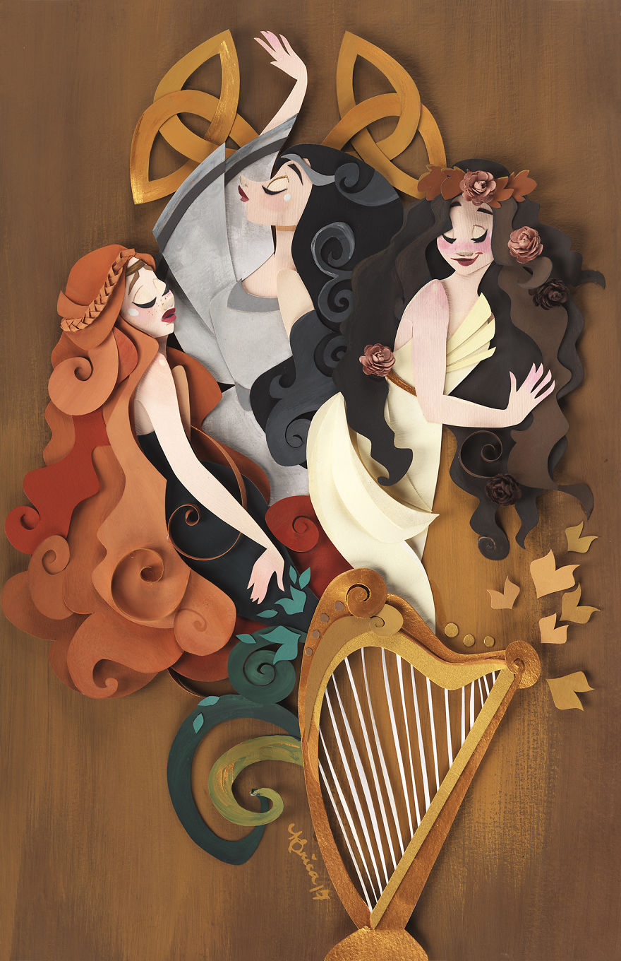 I Create A World Of My Own Using Paper, Scissors And A Little Too Much Color!