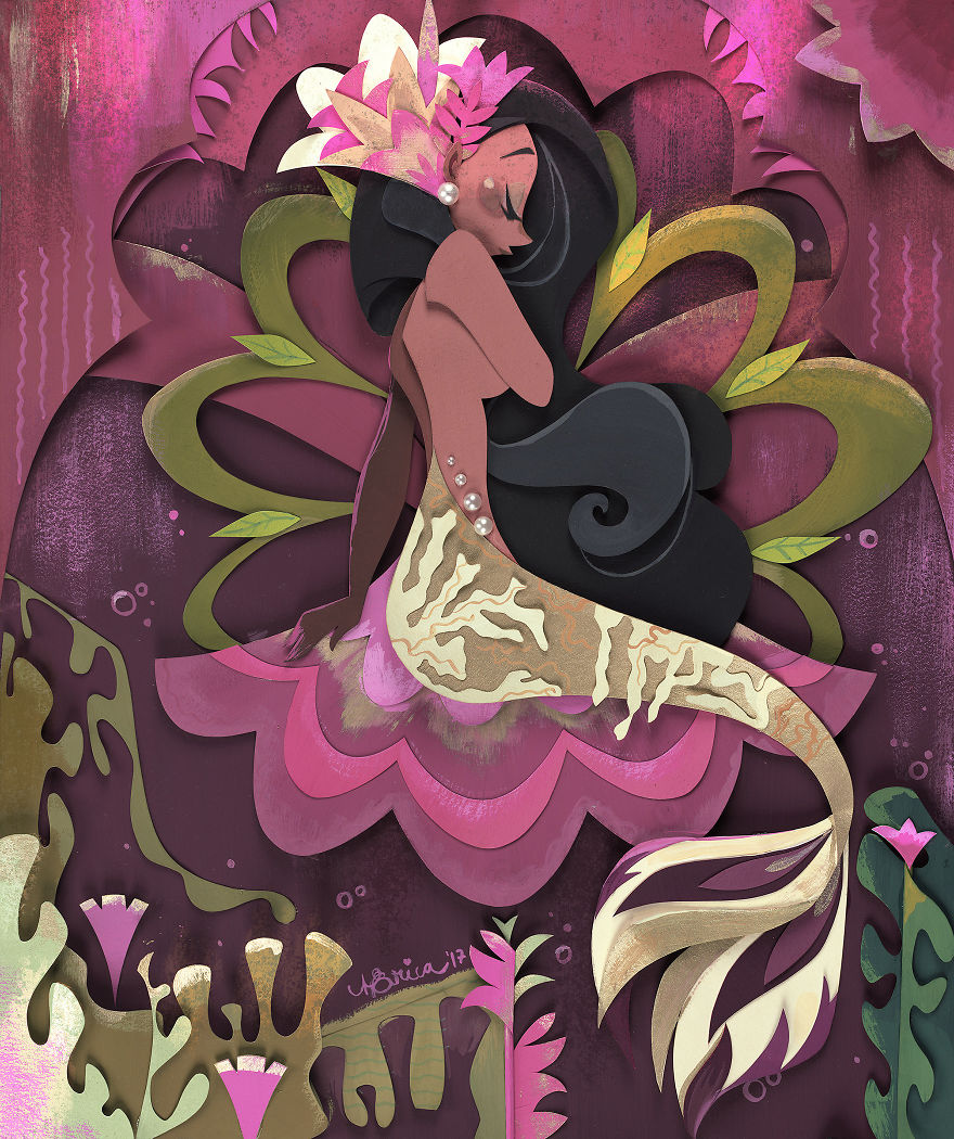 I Create A World Of My Own Using Paper, Scissors And A Little Too Much Color!