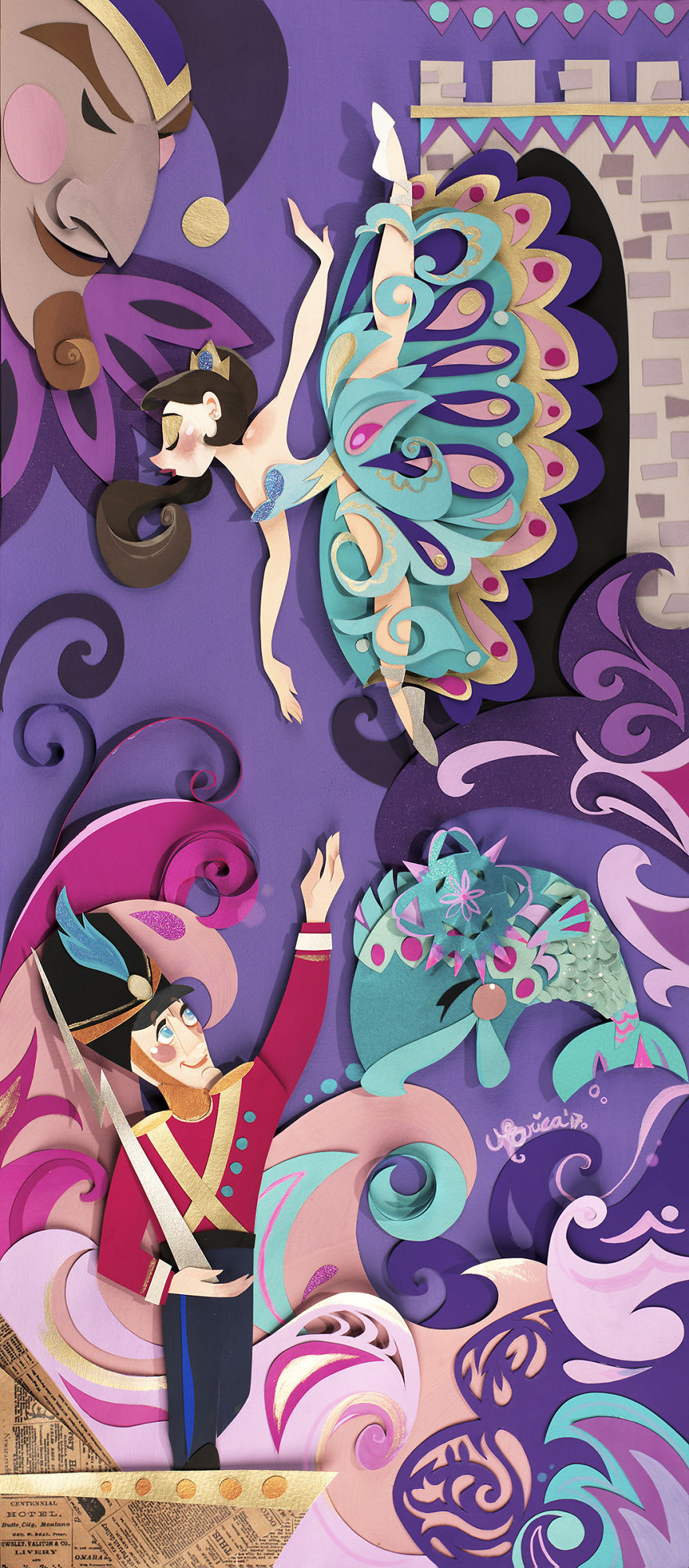 I Create A World Of My Own Using Paper, Scissors And A Little Too Much Color!