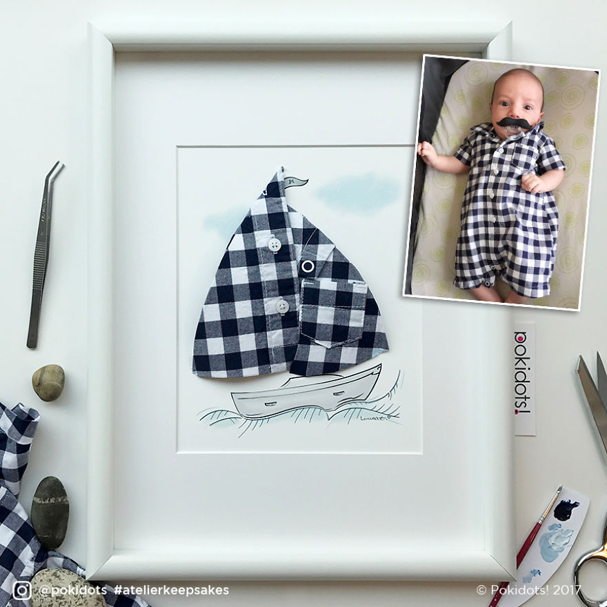 I Create Beautiful Custom Keepsakes Out Of Outgrown Baby Clothes