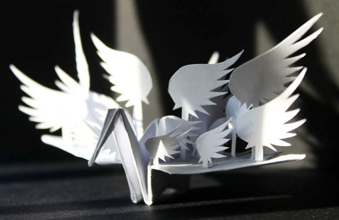 I Folded And Decorated An Origami Crane Every Day, For 1000 Days