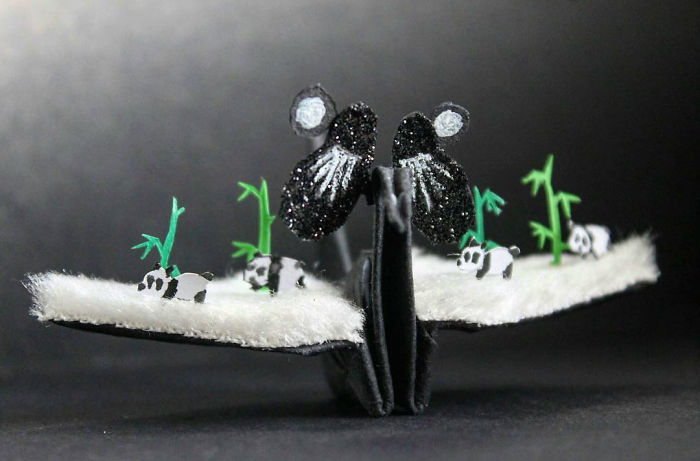 I Folded And Decorated An Origami Crane Every Day, For 1000 Days