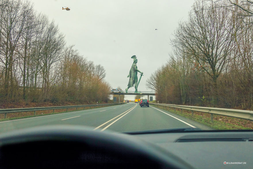 I Made A Walking Monument With Photoshop