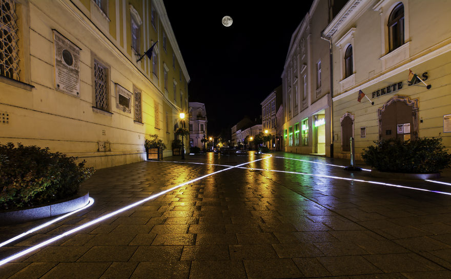 I Photographed My Hungarian Hometown At Night