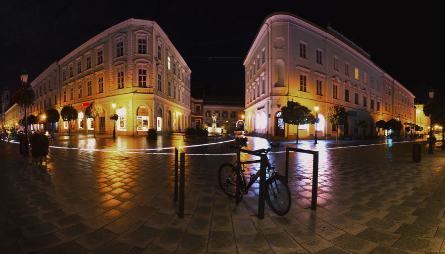 I Photographed My Hungarian Hometown At Night