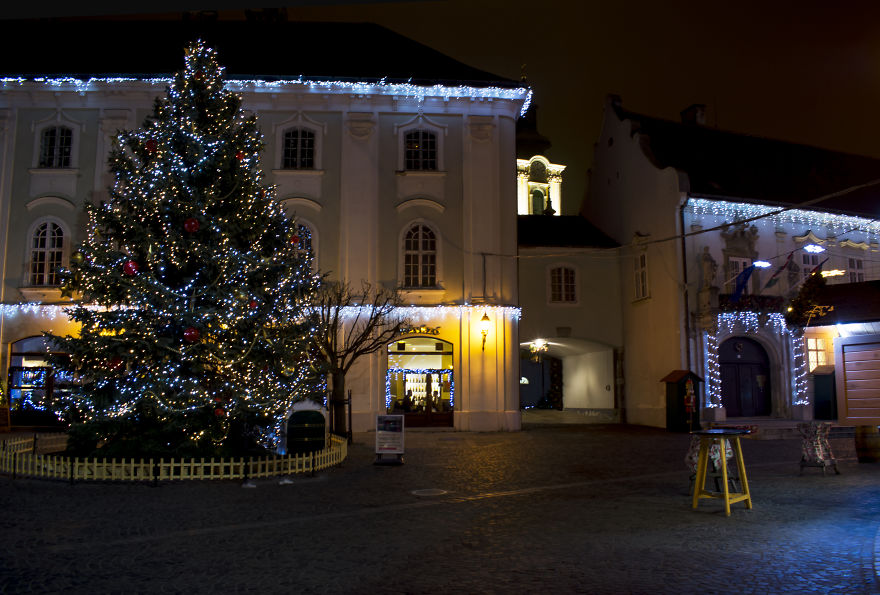 I Photographed My Hungarian Hometown At Night