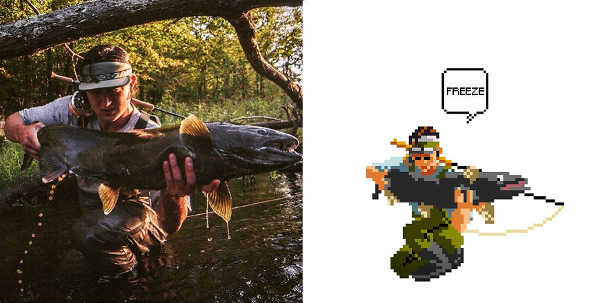 I Started Off Pixelating Random Strangers, And Now Strangers Send In Requests To Be Pixelated