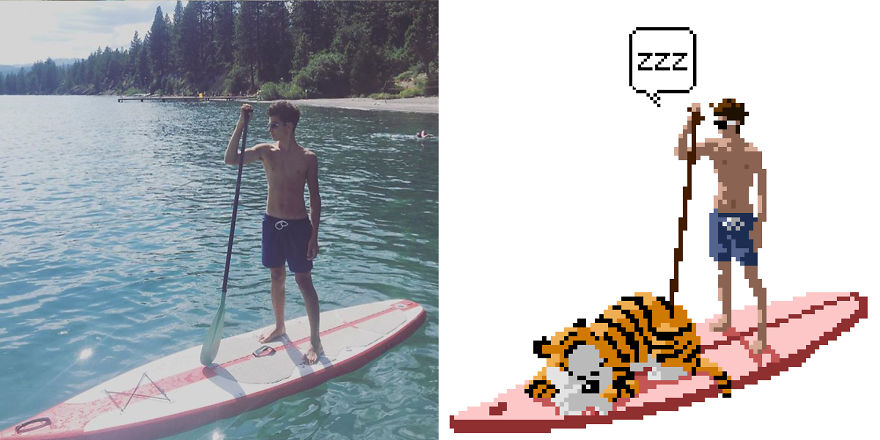 I Started Off Pixelating Random Strangers, And Now Strangers Send In Requests To Be Pixelated