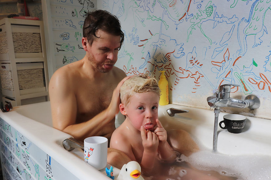 Doodle Woman Turns Her House & Clothes Into A Canvas For Her Doodles