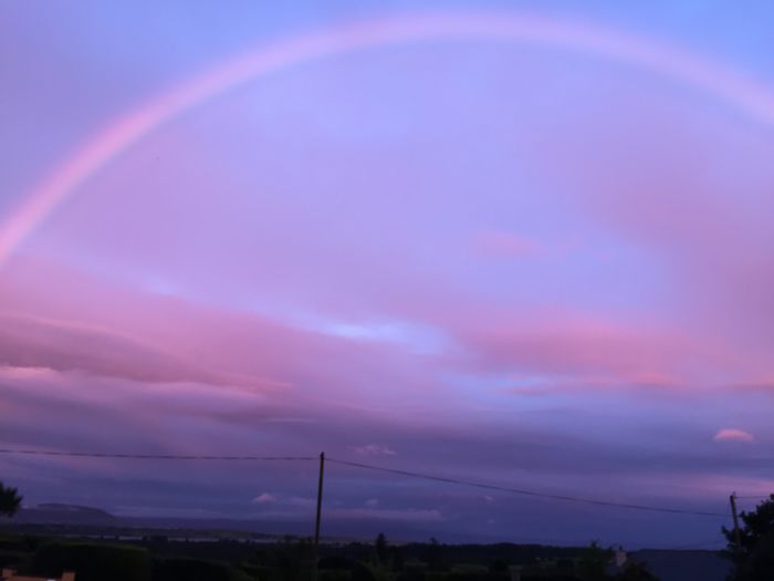 Here Is A Second Picture Of The Rainbow. Unfortunately I Haven't Seen One Since.