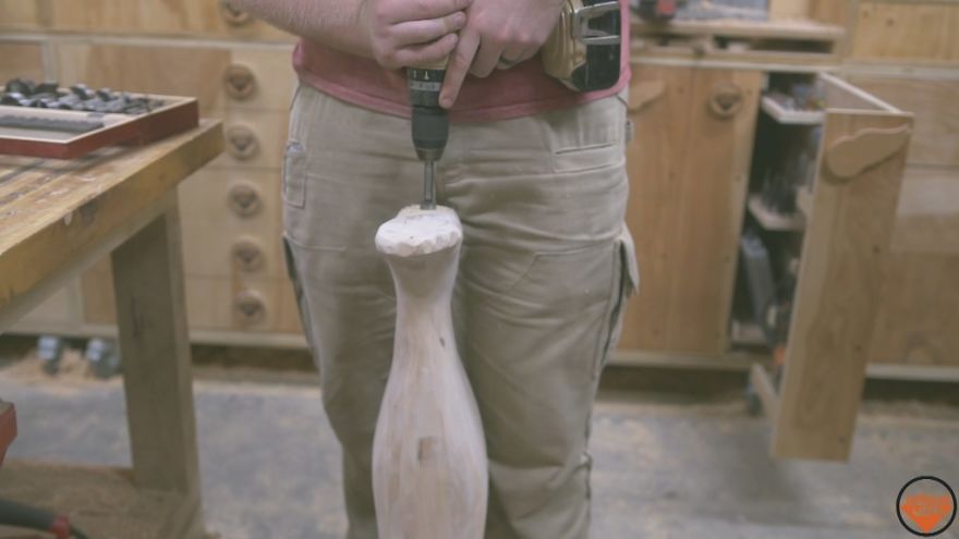 Guy Builds A Manly "Christmas Story" Leg Lamp And Here's How He Did It