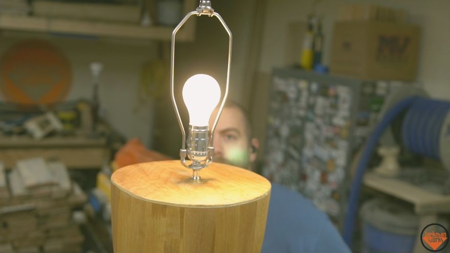 Guy Builds A Manly "Christmas Story" Leg Lamp And Here's How He Did It