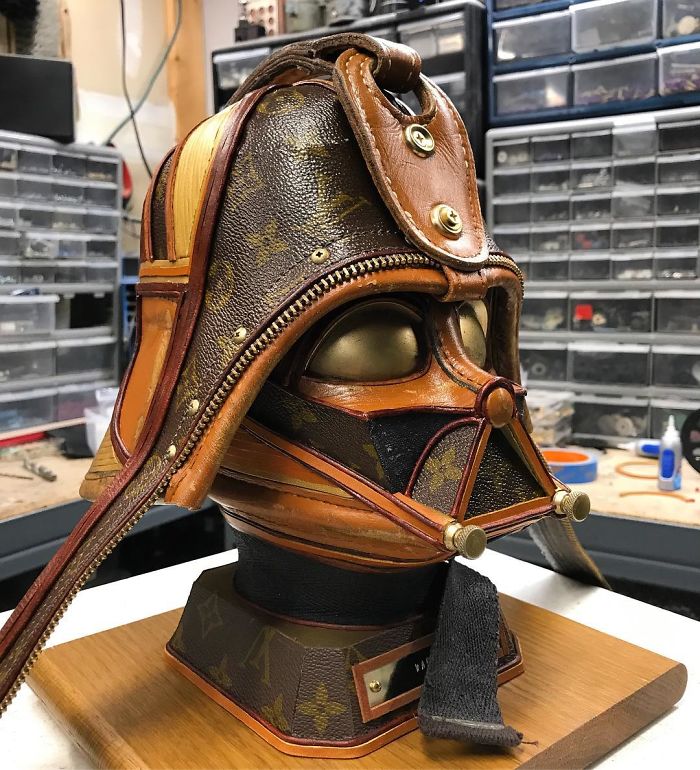 I Upcycle Old Louis Vuitton Bags Into Star Wars Sculptures