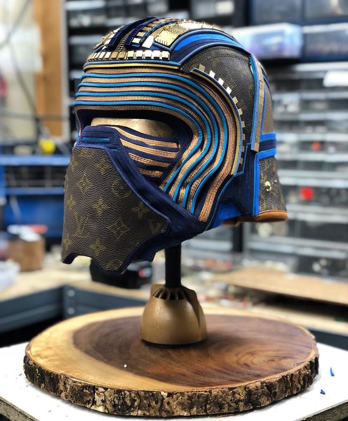 I Upcycle Old Louis Vuitton Bags Into Star Wars Sculptures