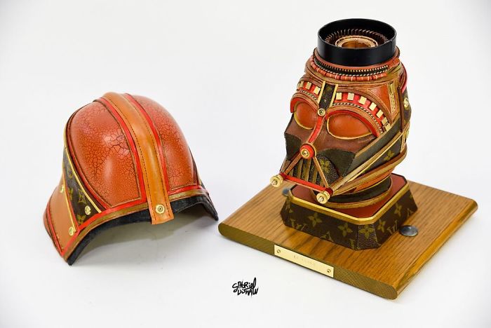 I Upcycle Old Louis Vuitton Bags Into Star Wars Sculptures