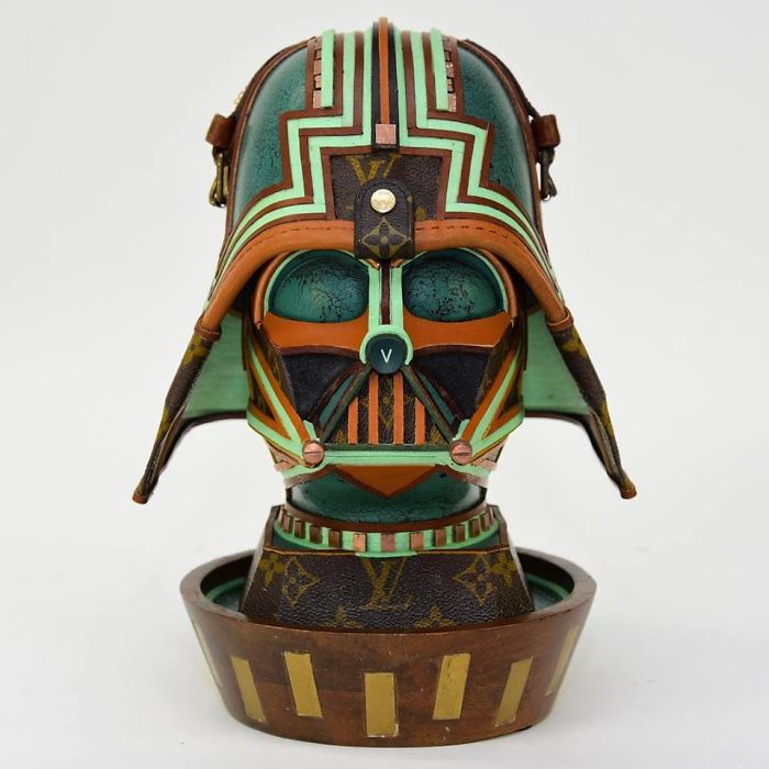 I Upcycle Old Louis Vuitton Bags Into Star Wars Sculptures