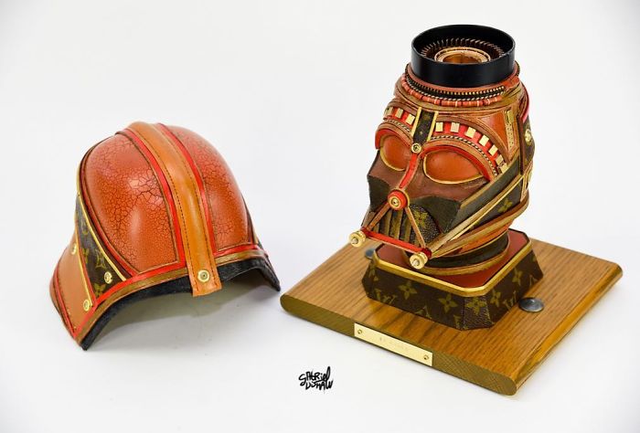I Upcycle Old Louis Vuitton Bags Into Star Wars Sculptures