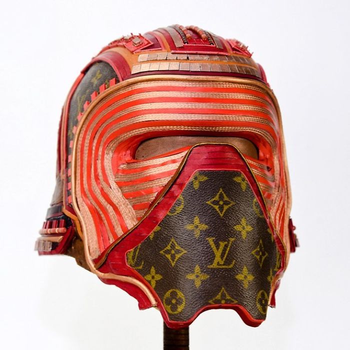 I Upcycle Old Louis Vuitton Bags Into Star Wars Sculptures I Upcycle Old Louis Vuitton Bags Into Star Wars Sculptures