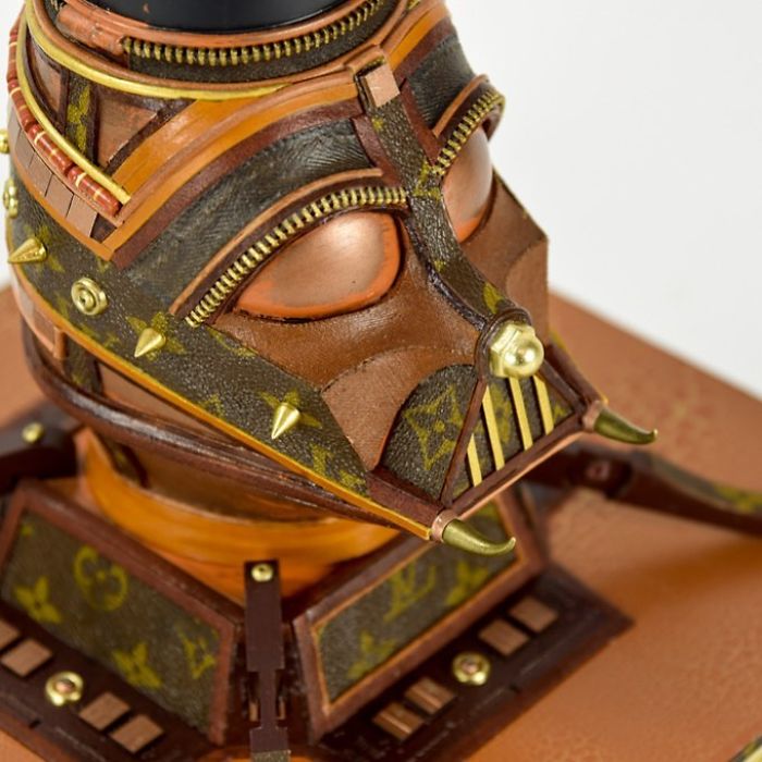I Upcycle Old Louis Vuitton Bags Into Star Wars Sculptures I Upcycle Old Louis Vuitton Bags Into Star Wars Sculptures