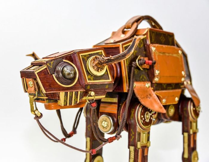 I Upcycle Old Louis Vuitton Bags Into Star Wars Sculptures