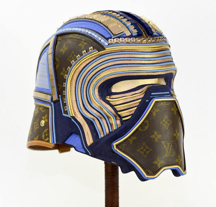 I Upcycle Old Louis Vuitton Bags Into Star Wars Sculptures I Upcycle Old Louis Vuitton Bags Into Star Wars Sculptures