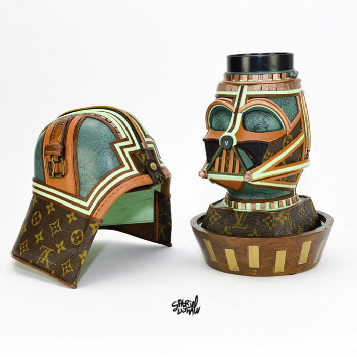 I Upcycle Old Louis Vuitton Bags Into Star Wars Sculptures