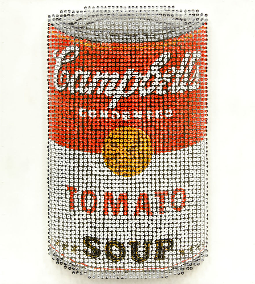 I Recreate Famous Paintings Using Screws 