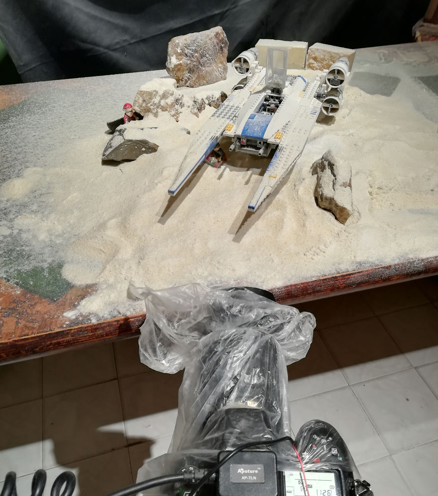 Merry Force Be With You! I Couldn't Wait To The Premiere So I Created Xmas Themed Lego Star Wars Photos