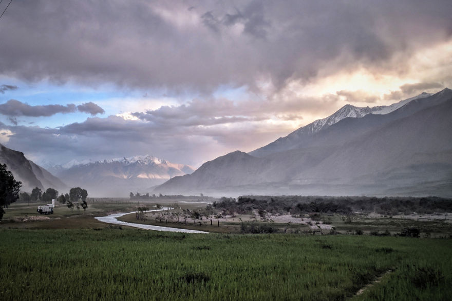 The Wakhan Corridor, Near Ishkashim, In Tajikistan